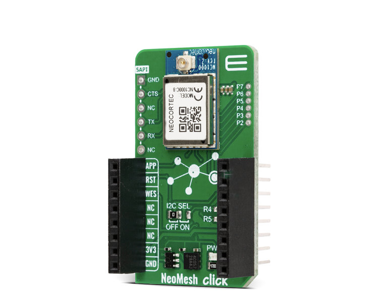 Full sensor to cloud solutions using NeoMesh Click boards from MikroE and the IoTConnect cloud solution from Avnet